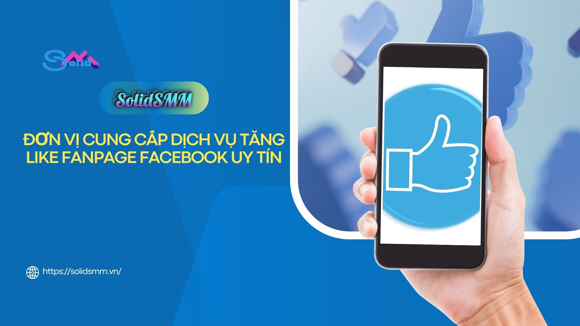 SolidSMM - Đơn vị uy tín bạn nên lựa chọn khi sử dụng dịch vụ tăng like fanpage 